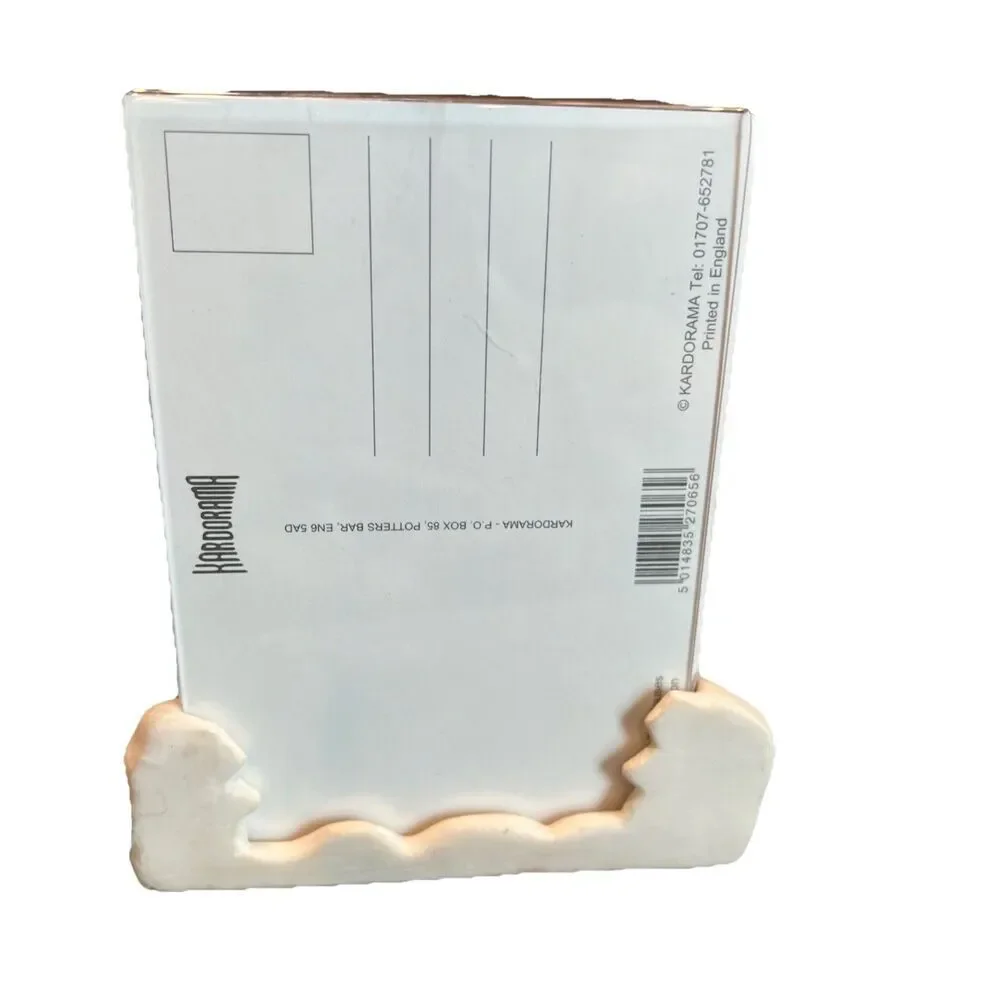 Big Ben Bridge Skyline London England Photo Holder 4x6‎ Carved With Postcard